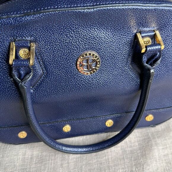 Navy Satchel w/built in Wallet - Picture 6 of 7